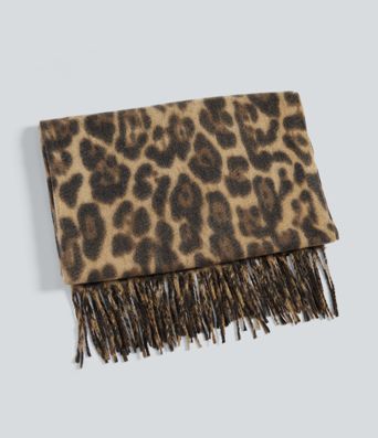 Leopard Print Casual Scarf