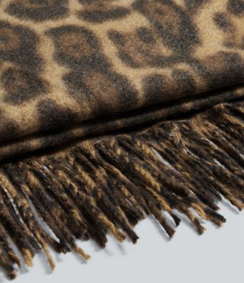 Leopard Print Casual Scarf