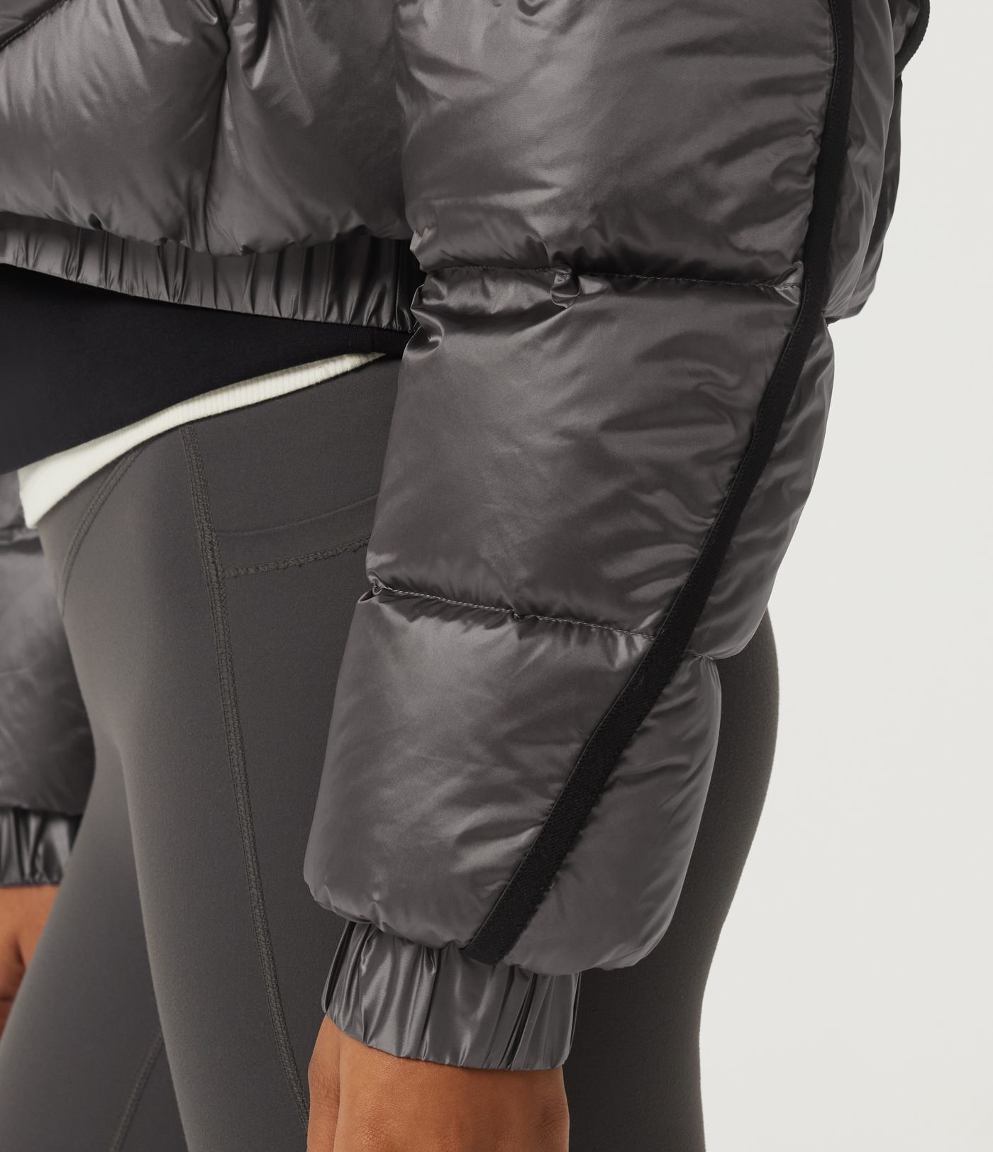 Hooded Long Sleeve Casual Down Jacket with Pockets