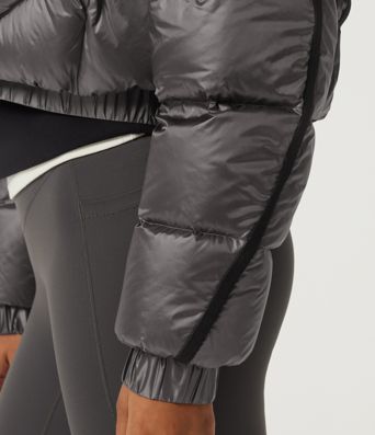 Hooded Long Sleeve Casual Down Jacket with Pockets