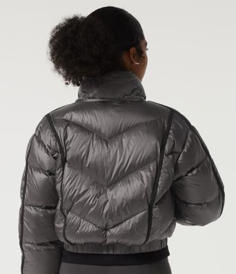Hooded Long Sleeve Casual Down Jacket with Pockets