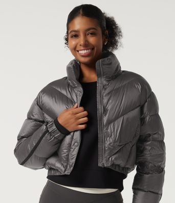 Hooded Long Sleeve Casual Down Jacket with Pockets
