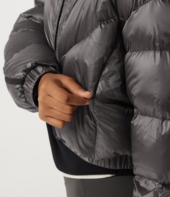 Hooded Long Sleeve Casual Down Jacket with Pockets