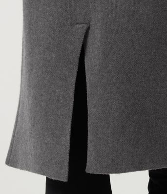 Long Sleeve Longline Work Cardigan with Pockets