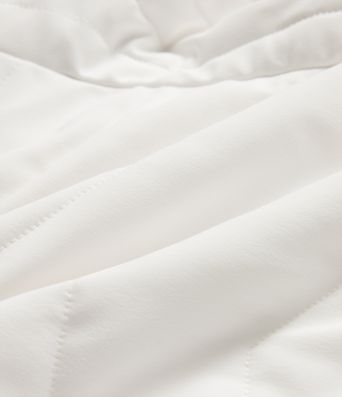 PuffFlex Veste rembourrée matelassée décontractée à col montant, manches longues, avec poches et ouvertures pour les pouces PuffFlex Veste rembourrée matelassée décontractée à col montant, manches longues, avec poches et ouvertures pour les pouces