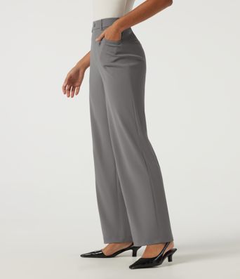 Halara DayStretch™ High Waisted Straight Leg Work Pants with Pockets Halara DayStretch™ High Waisted Straight Leg Work Pants with Pockets
