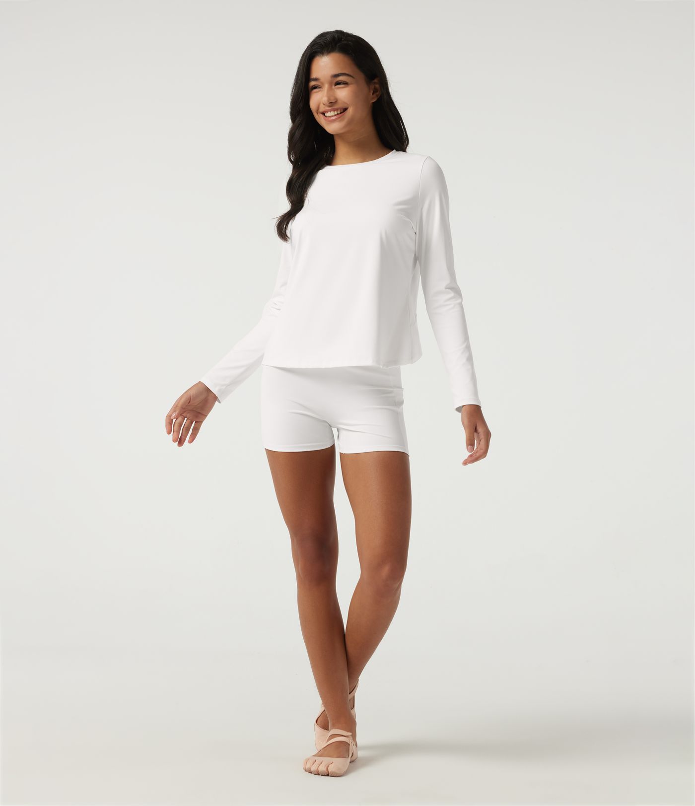 SoftlyZero™ luftiges Rundhals-Top mit langen Ärmeln und Mesh-Rücken für Yoga und Sport SoftlyZero™ luftiges Rundhals-Top mit langen Ärmeln und Mesh-Rücken für Yoga und Sport