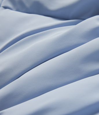 PuffFlex — veste matelassée déperlante durable, col montant, manches longues, style décontracté, avec poches et passe-pouces