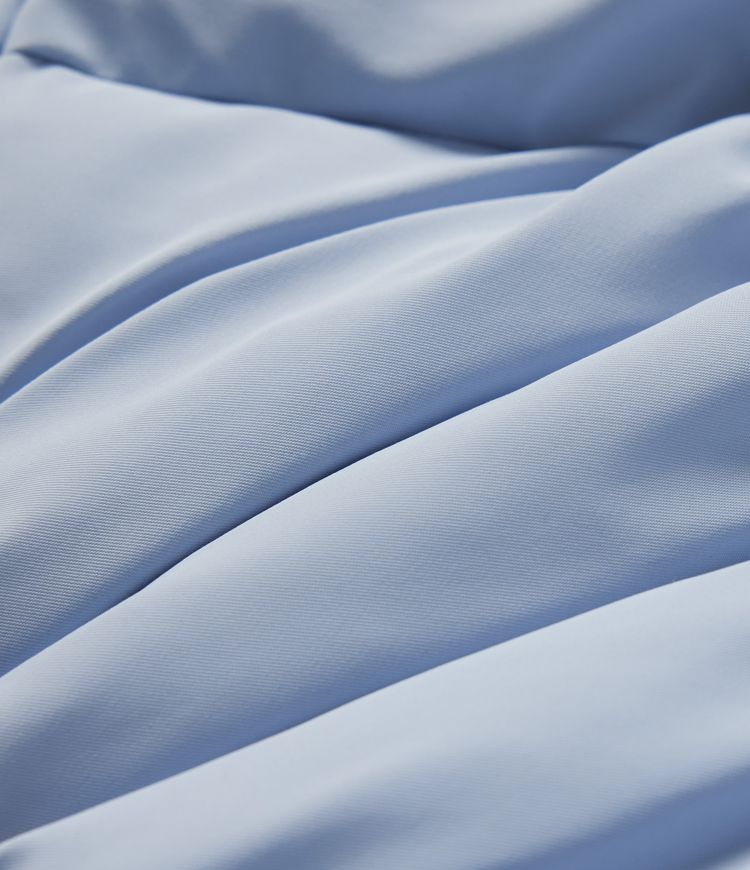 PuffFlex — veste matelassée déperlante durable, col montant, manches longues, style décontracté, avec poches et passe-pouces