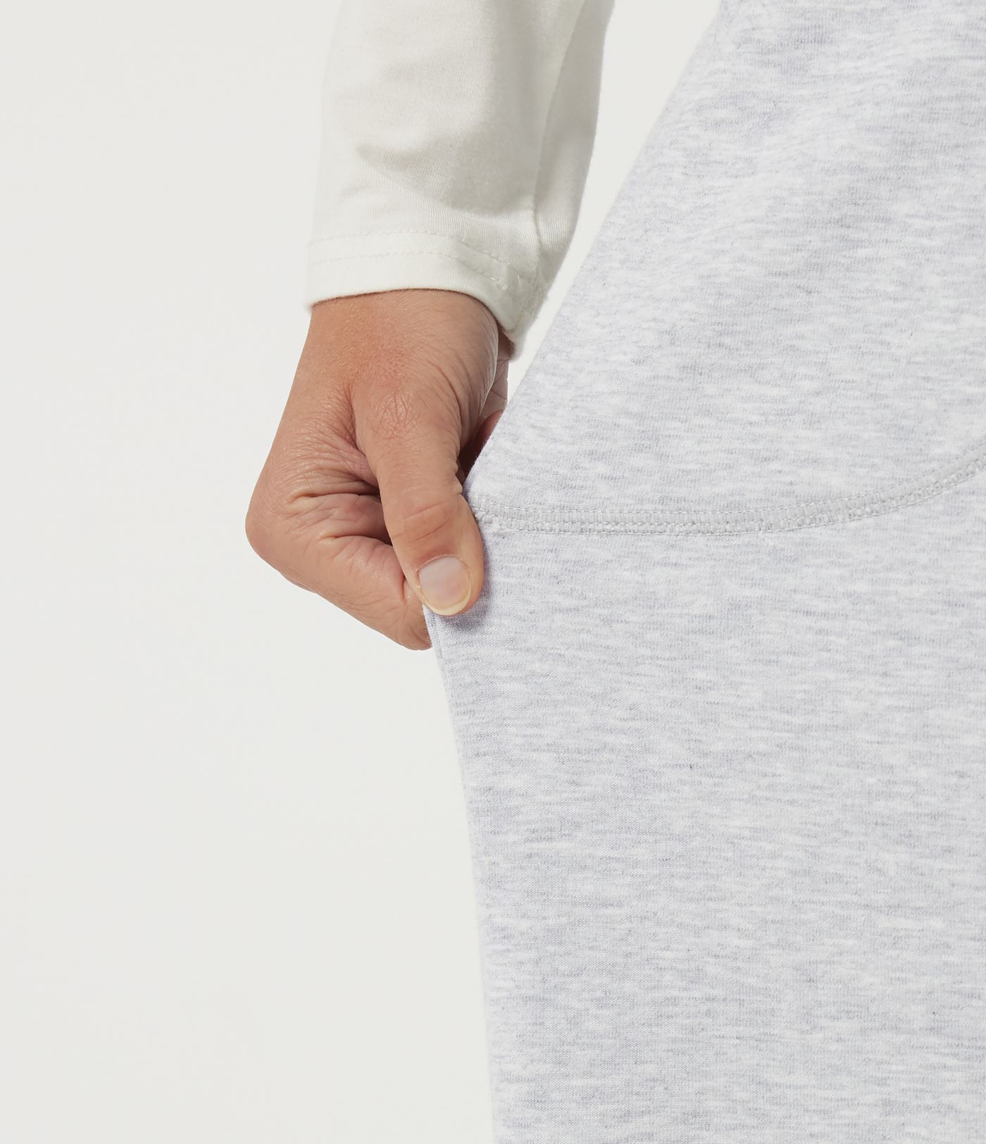 Mid Rise Crossover Wide Leg Split Hem Casual Cotton Sweatpants with Pockets Mid Rise Crossover Wide Leg Split Hem Casual Cotton Sweatpants with Pockets