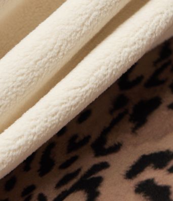Halara UltraSculpt™ Extra Heat Leopard Print High Waisted Tummy Control Straight Leg Fleece Yoga Pants with Pockets