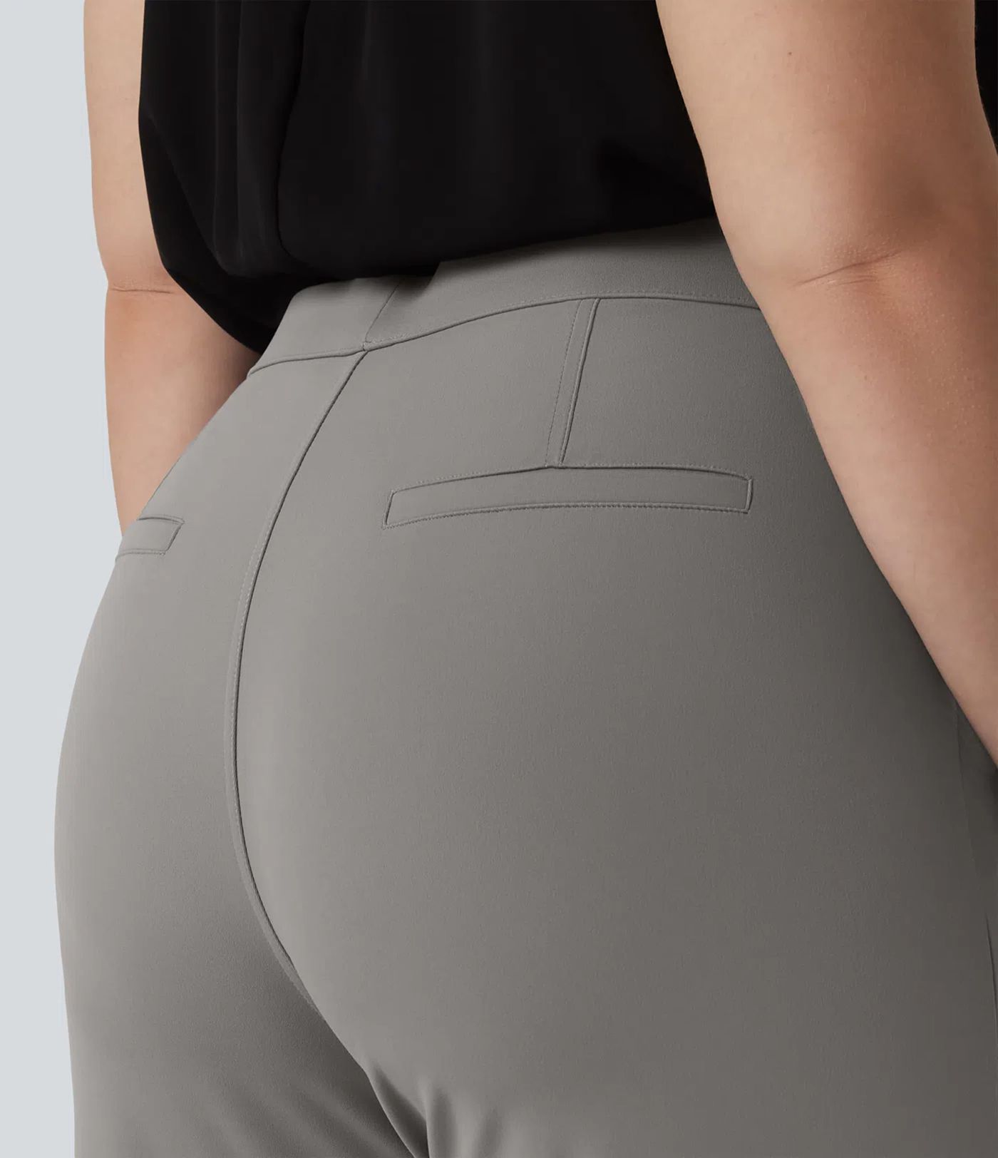 Halara Flex™ DayStretch High Waisted Pocket Straight Leg Work Plus Size Trousers Halara Flex™ DayStretch High Waisted Pocket Straight Leg Work Plus Size Trousers