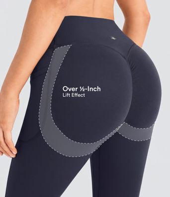 Halara UltraSculpt™ High Waisted Scrunch Butt Lifting Tummy Control Pocket Shaping Yoga Bootcut Leggings