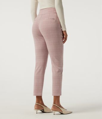 Halara Flex™ High Waisted Tapered Plaid Work Pants with Pockets