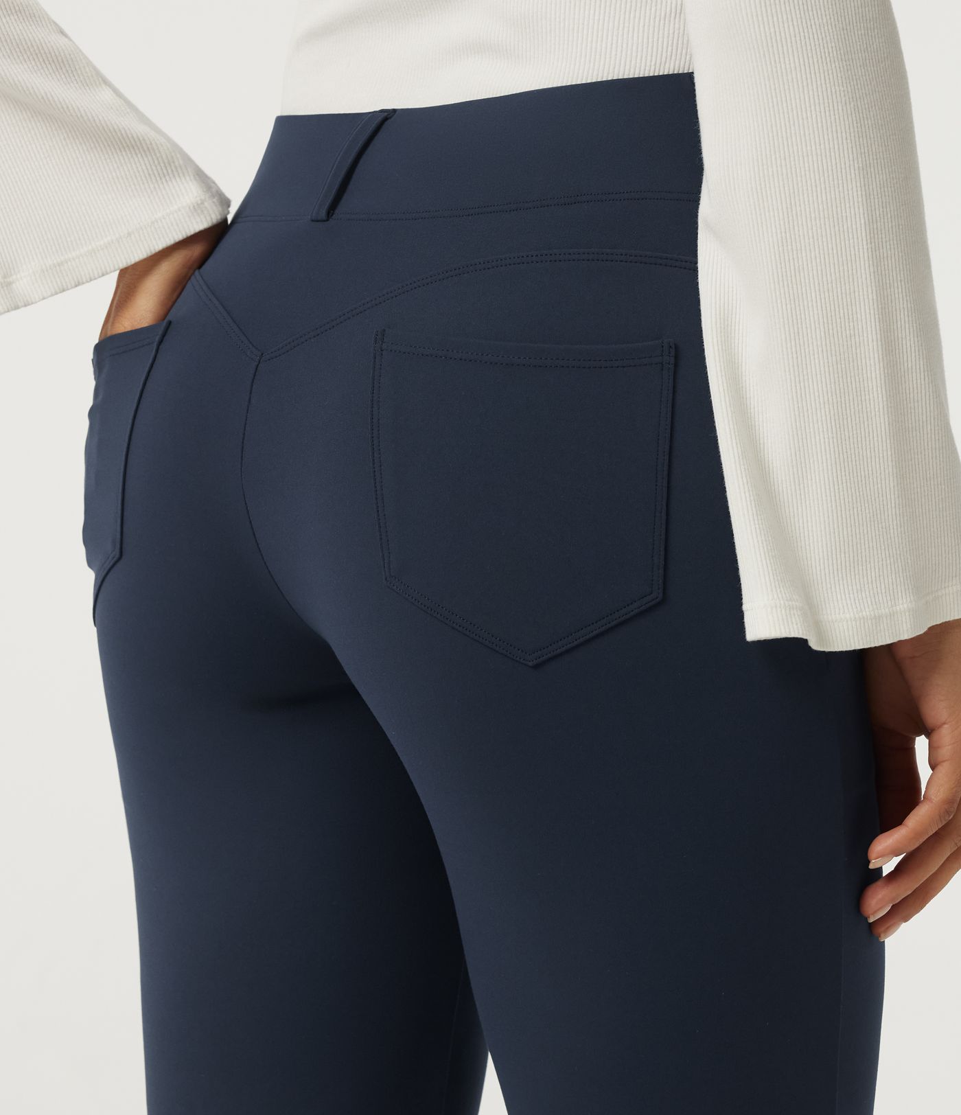 Halara DayStretch™ Mid Rise Skinny Casual Pants with Pockets