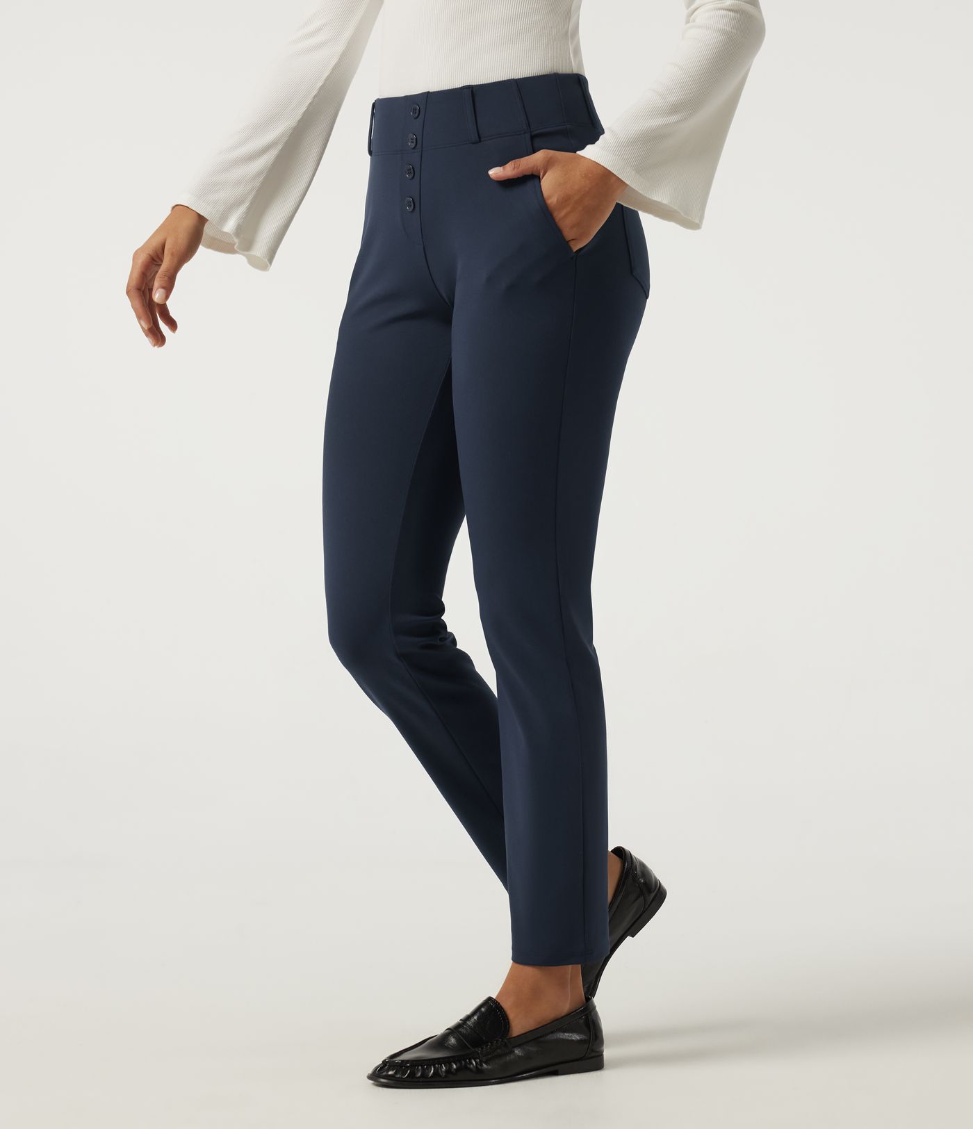 Halara DayStretch™ Mid Rise Skinny Casual Pants with Pockets