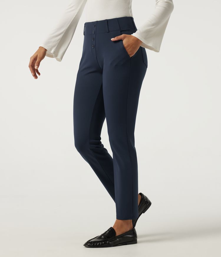 Halara DayStretch™ Mid Rise Skinny Casual Pants with Pockets