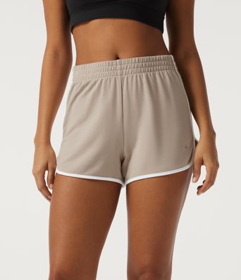 Low Rise Color Block Running Shorts 3"