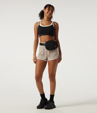 Low Rise Color Block Running Shorts 3"