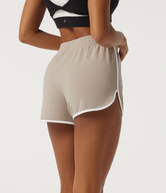 Low Rise Color Block Running Shorts 3"