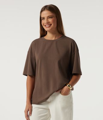 Halara Cotton Jersey Round Neck Short Sleeve Twisted Casual T-Shirt Halara Cotton Jersey Round Neck Short Sleeve Twisted Casual T-Shirt