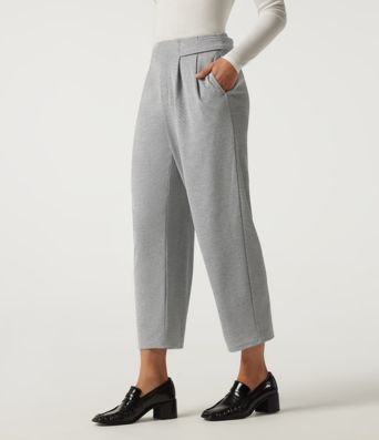 Pantalon de bureau Halara Flex™ taille mi-haute coupe fuselée gaufrée avec fronces et poches Pantalon de bureau Halara Flex™ taille mi-haute coupe fuselée gaufrée avec fronces et poches