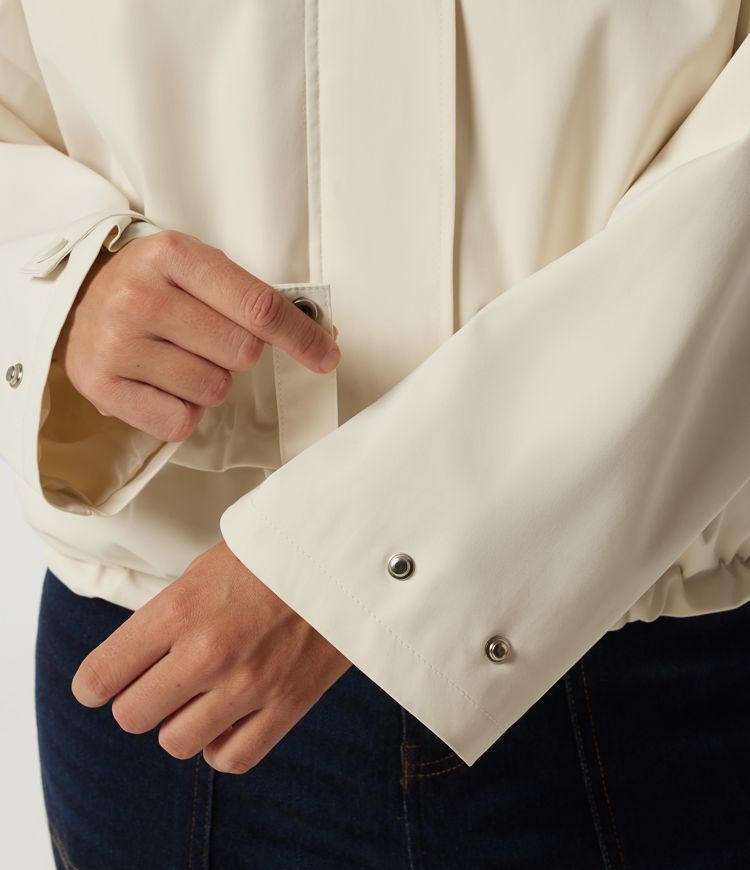 Hooded Long Sleeve Casual Jacket with Pockets