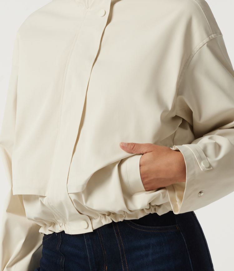 Hooded Long Sleeve Casual Jacket with Pockets