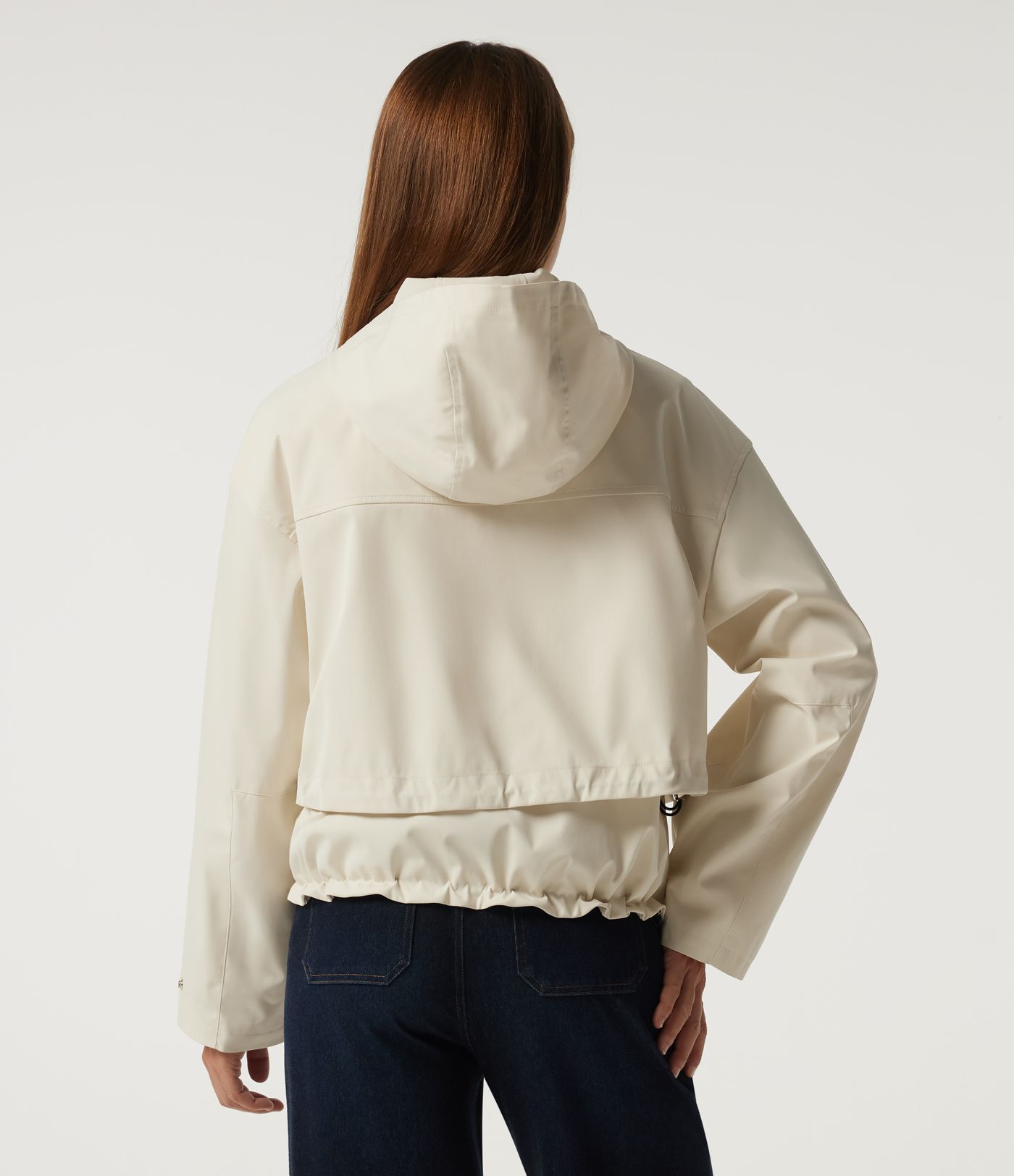 Hooded Long Sleeve Casual Jacket with Pockets
