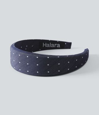 Lässiges Stirnband mit Polka-Dots