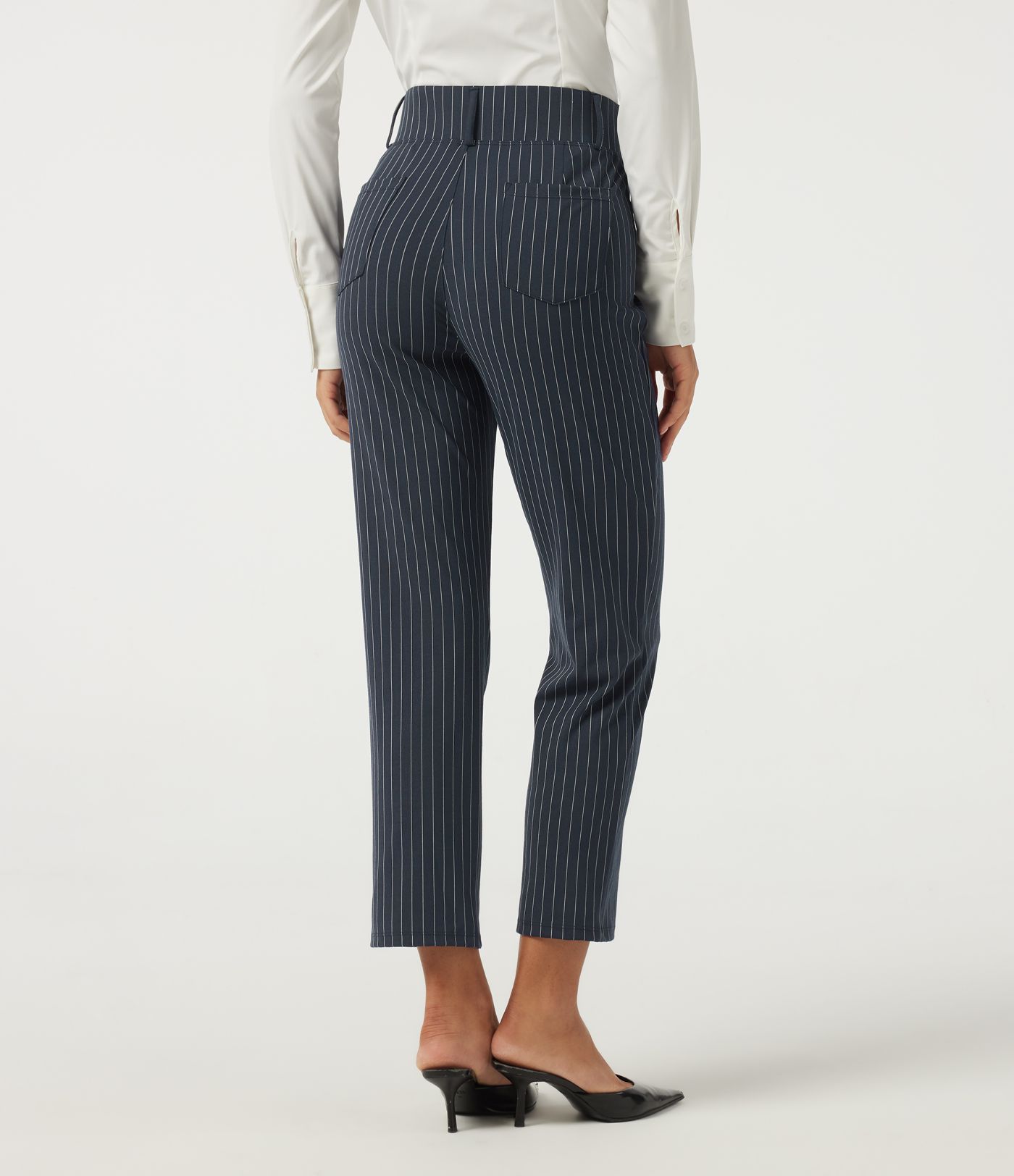 Halara Flex™ High Waisted Tapered Stripe Work Pants with Pockets Halara Flex™ High Waisted Tapered Stripe Work Pants with Pockets