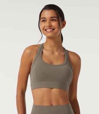 Halara UltraSculpt™ Medium Support U Neck Crisscross Back Training Sports Bra with Built in Bra Halara UltraSculpt™ Medium Support U Neck Crisscross Back Training Sports Bra with Built in Bra
