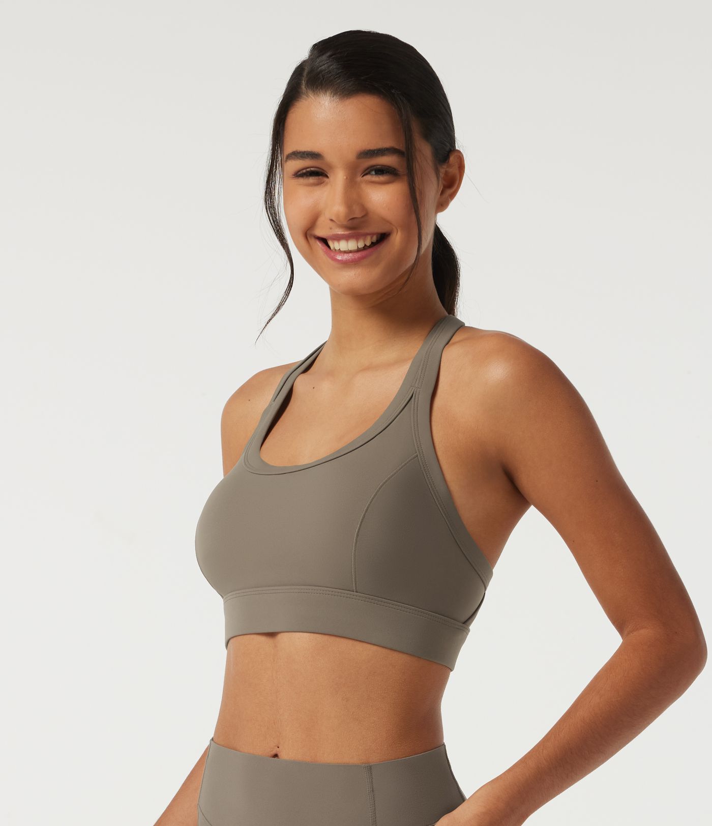 Halara UltraSculpt™ Medium Support U Neck Crisscross Back Training Sports Bra with Built in Bra Halara UltraSculpt™ Medium Support U Neck Crisscross Back Training Sports Bra with Built in Bra