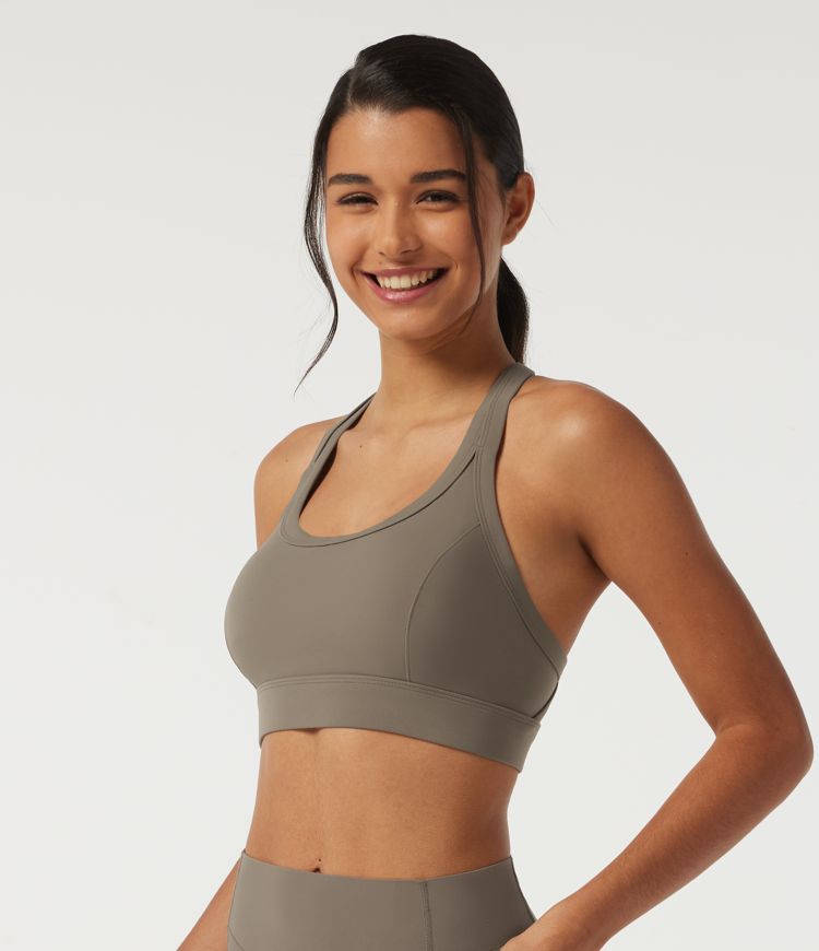 Halara UltraSculpt™ Medium Support U Neck Crisscross Back Training Sports Bra with Built in Bra Halara UltraSculpt™ Medium Support U Neck Crisscross Back Training Sports Bra with Built in Bra
