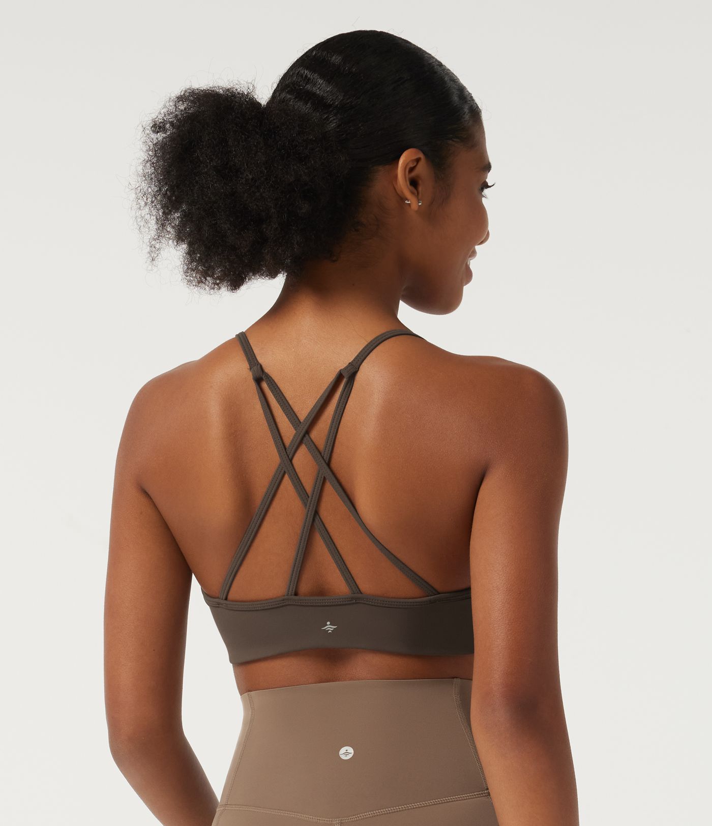SoftlyZero™ Plush Low Support U Neck Ruched Built-in Bra Yoga Sports Bra
