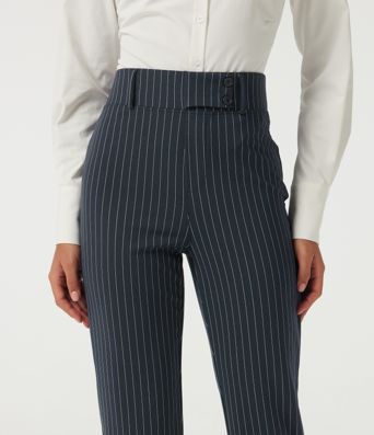 Halara Flex™ High Waisted Tapered Stripe Work Pants with Pockets Halara Flex™ High Waisted Tapered Stripe Work Pants with Pockets