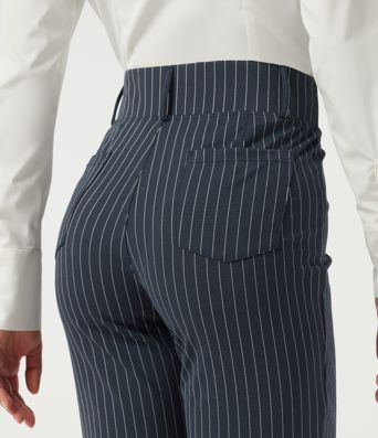 Halara Flex™ High Waisted Tapered Stripe Work Pants with Pockets Halara Flex™ High Waisted Tapered Stripe Work Pants with Pockets