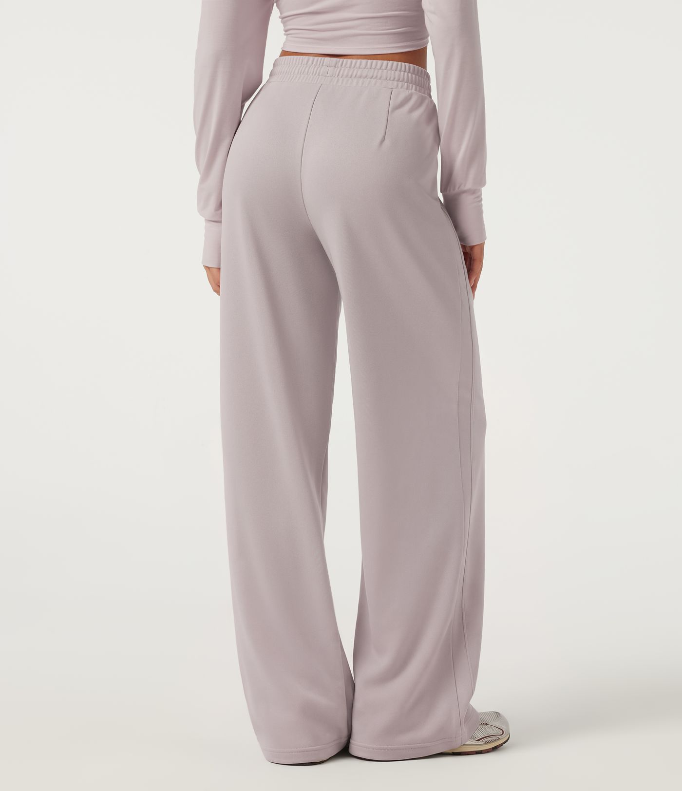 Pantalon de survêtement décontracté taille basse à cordon, coupe large, avec poches