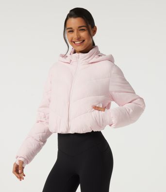 PuffFlex Hooded Long Sleeve Casual Padded Jacket with Pockets PuffFlex Hooded Long Sleeve Casual Padded Jacket with Pockets