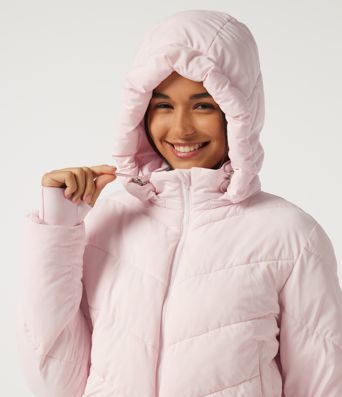PuffFlex Hooded Long Sleeve Casual Padded Jacket with Pockets PuffFlex Hooded Long Sleeve Casual Padded Jacket with Pockets