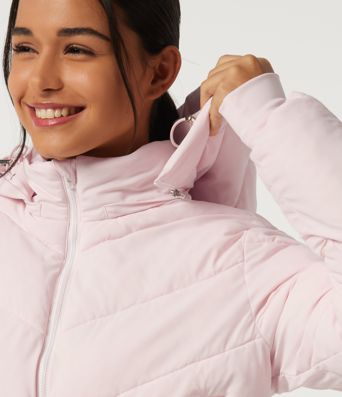 PuffFlex Hooded Long Sleeve Casual Padded Jacket with Pockets PuffFlex Hooded Long Sleeve Casual Padded Jacket with Pockets