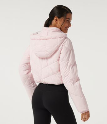 PuffFlex Hooded Long Sleeve Casual Padded Jacket with Pockets PuffFlex Hooded Long Sleeve Casual Padded Jacket with Pockets