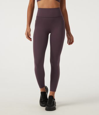 Quick Dry High Waisted Running Leggings with Pockets
