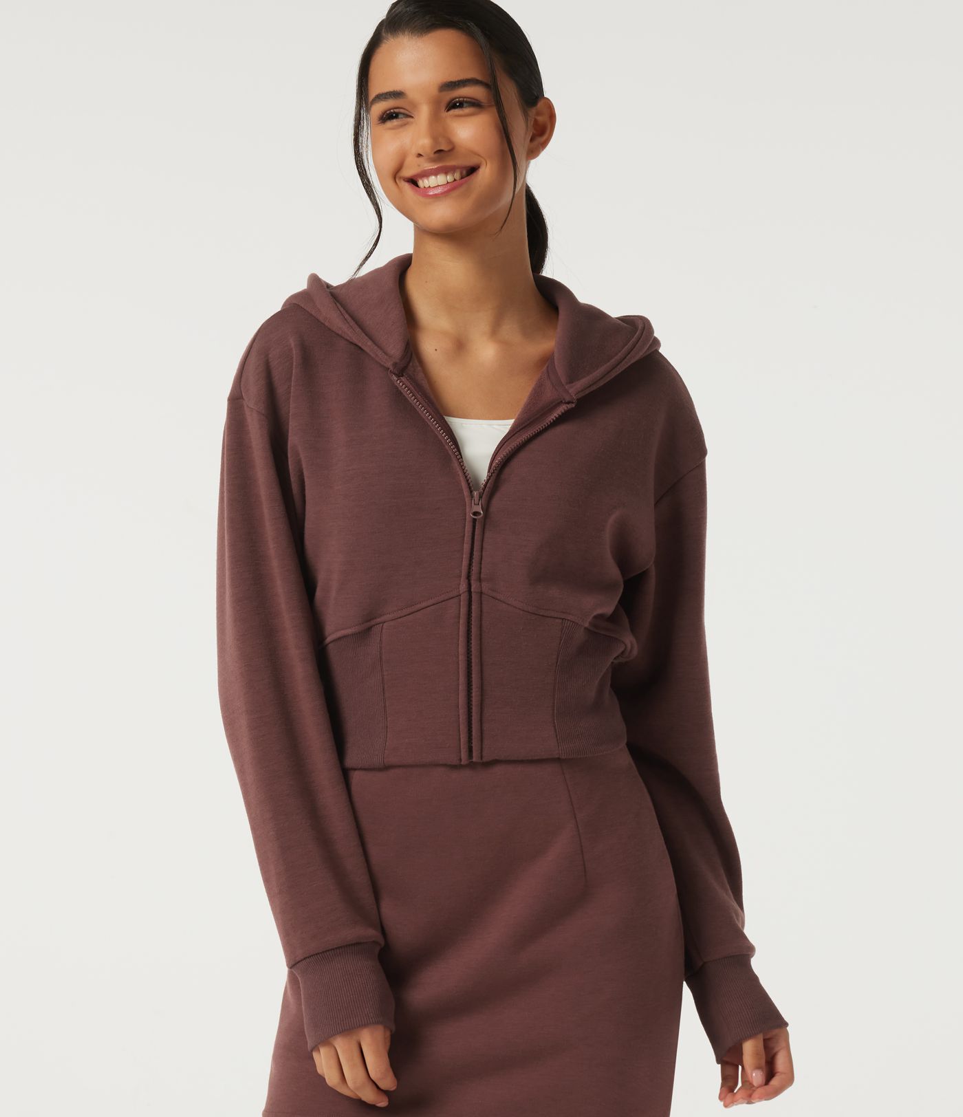 Hooded Long Sleeve Casual Sweatshirt