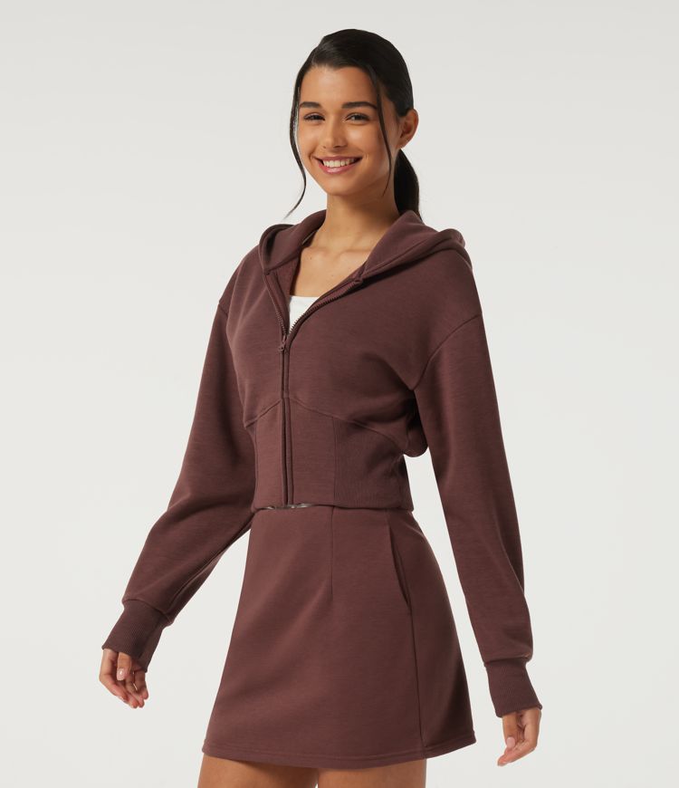 Hooded Long Sleeve Casual Sweatshirt