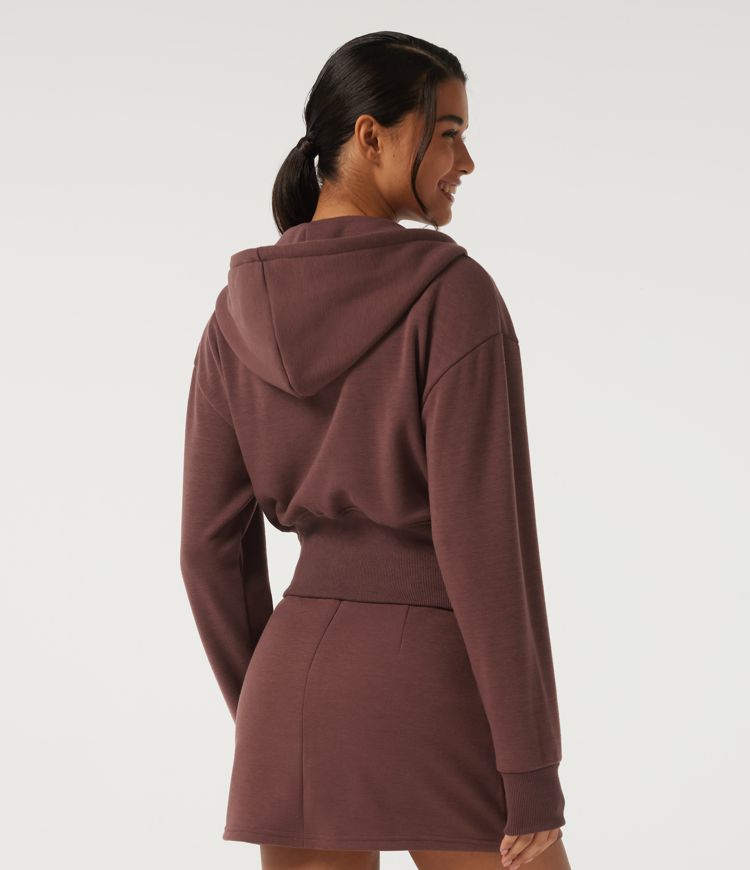 Hooded Long Sleeve Casual Sweatshirt