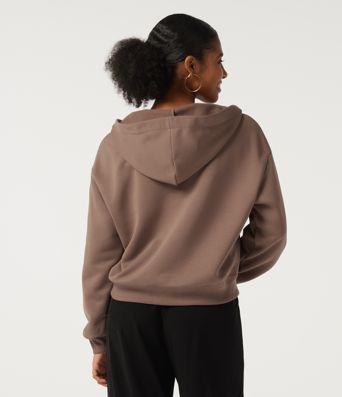 Sudadera casual con capucha de forro polar y manga larga, con bolsillo