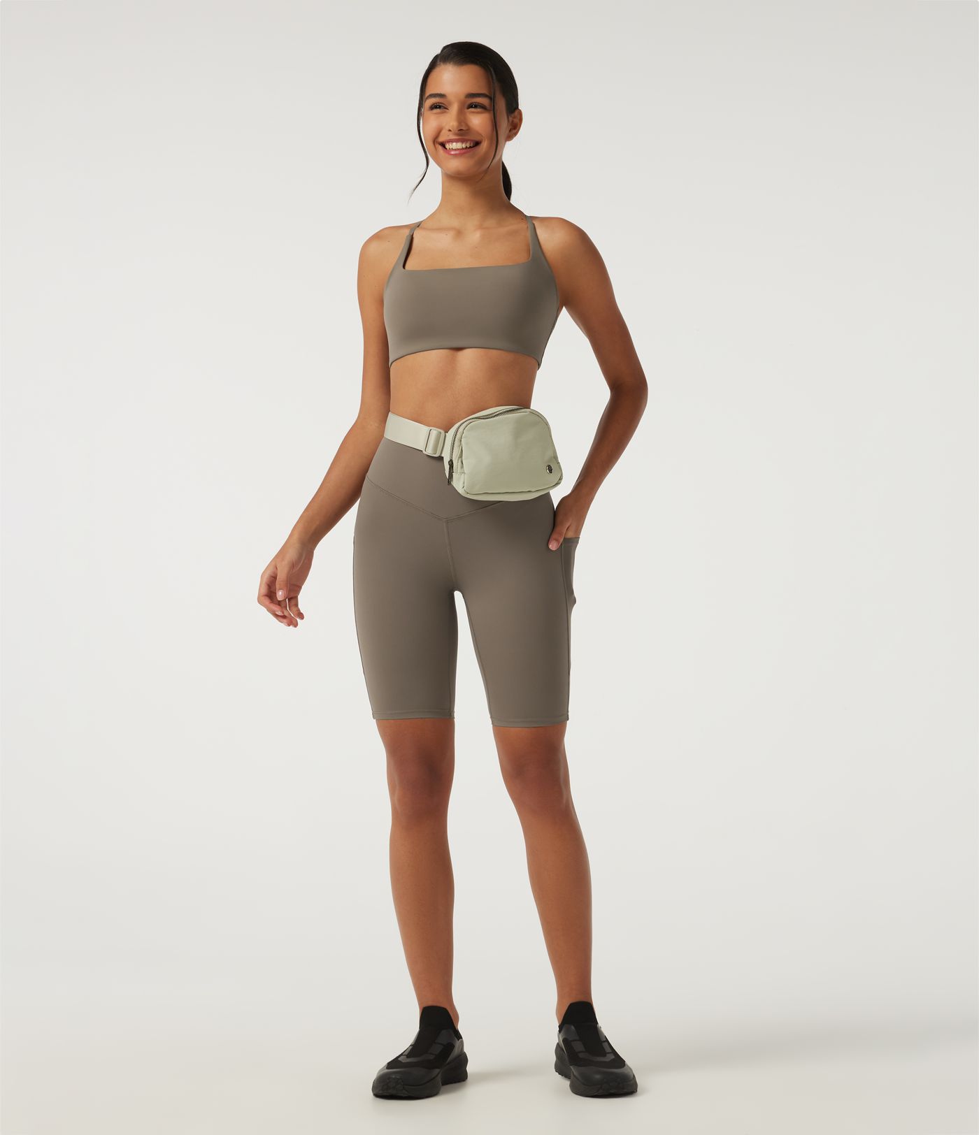 Halara UltraSculpt™ High Waisted Tummy Control Cycling Bikers 9" with Pockets