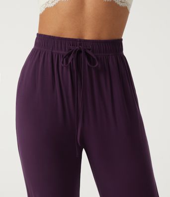 Pantalon de survêtement décontracté taille haute à cordon, coupe droite, avec poches
