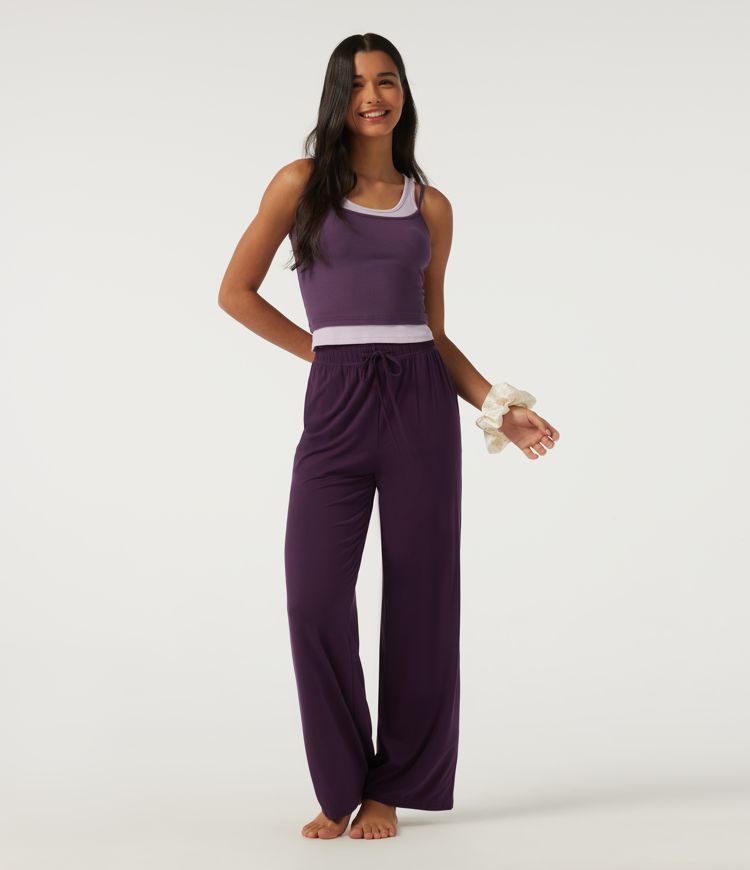 Pantalon de survêtement décontracté taille haute à cordon, coupe droite, avec poches